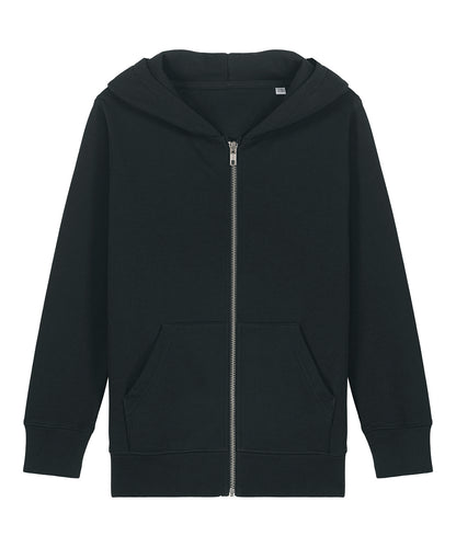 Stanley/Stella Kids Mini Cultivator 2.0 iconic zip-thru hoodie sweatshirt (STSK182) Black