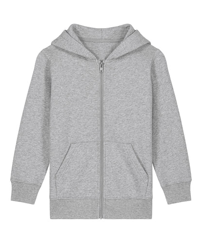 Stanley/Stella Kids Mini Cultivator 2.0 iconic zip-thru hoodie sweatshirt (STSK182) Heather Grey