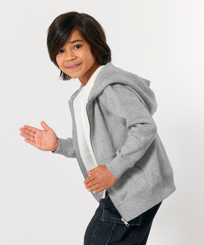 Stanley/Stella Kids Mini Cultivator 2.0 iconic zip-thru hoodie sweatshirt (STSK182) Black