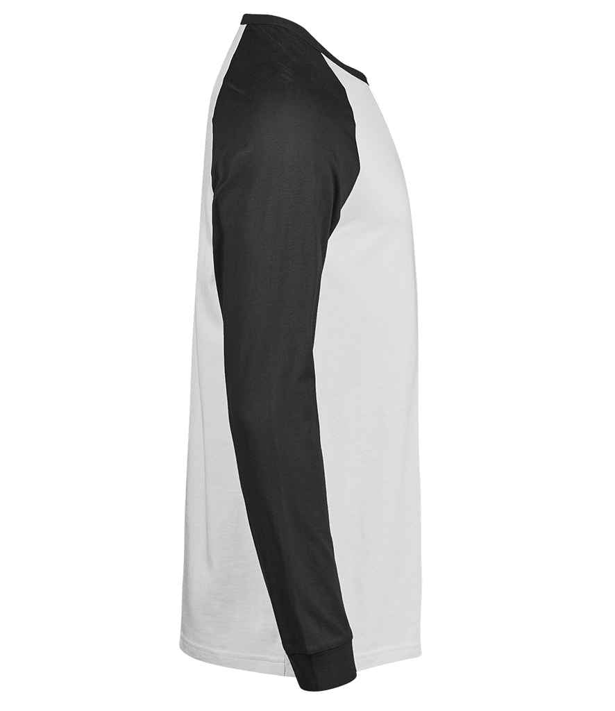Tee Jays Tee Jays Unlabeled Baseball T-Shirt White/Black