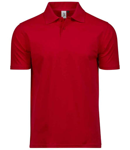 Tee Jays Tee Jays Power Organic Piqué Polo Shirt Red