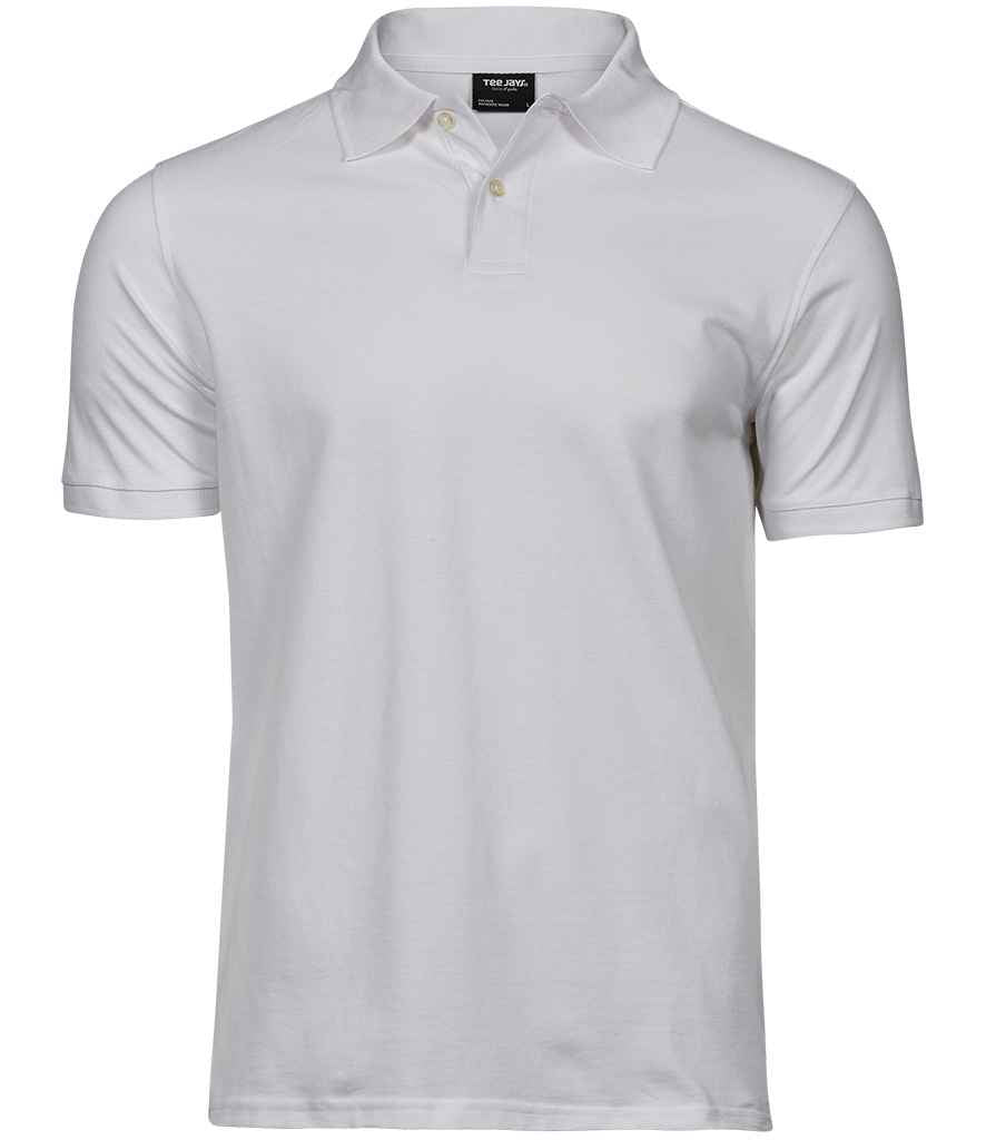 Tee Jays Tee Jays Heavy Cotton Piqué Polo Shirt White