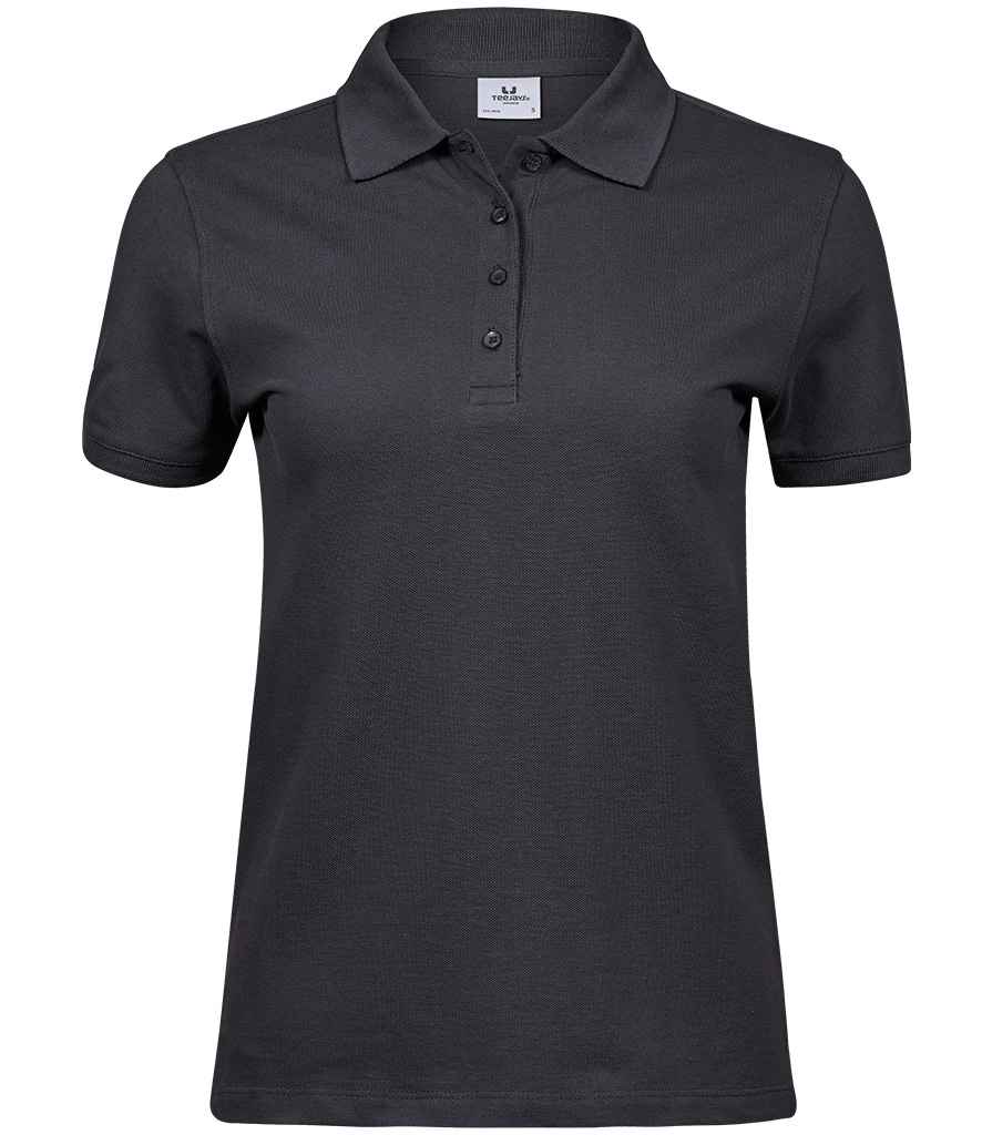 Tee Jays Tee Jays Ladies Heavy Cotton Piqué Polo Shirt Dark Grey