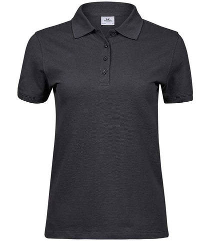 Tee Jays Tee Jays Ladies Heavy Cotton Piqué Polo Shirt Dark Grey