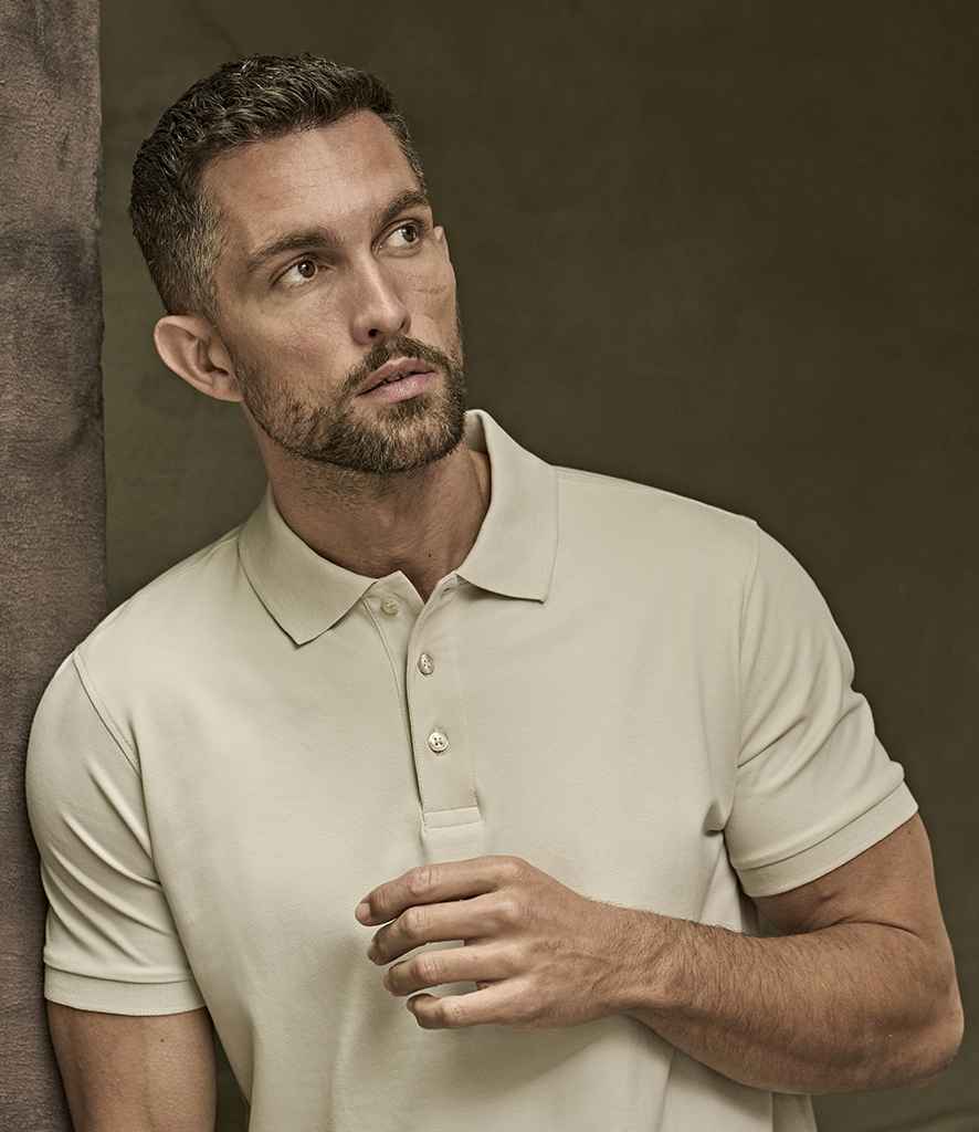 Tee Jays Luxury Stretch Piqué Polo Shirt - model image