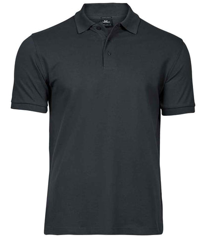 Tee Jays Tee Jays Luxury Stretch Piqué Polo Shirt Dark Grey