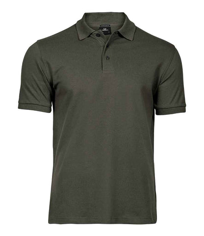 Tee Jays Tee Jays Luxury Stretch Piqué Polo Shirt Deep Green