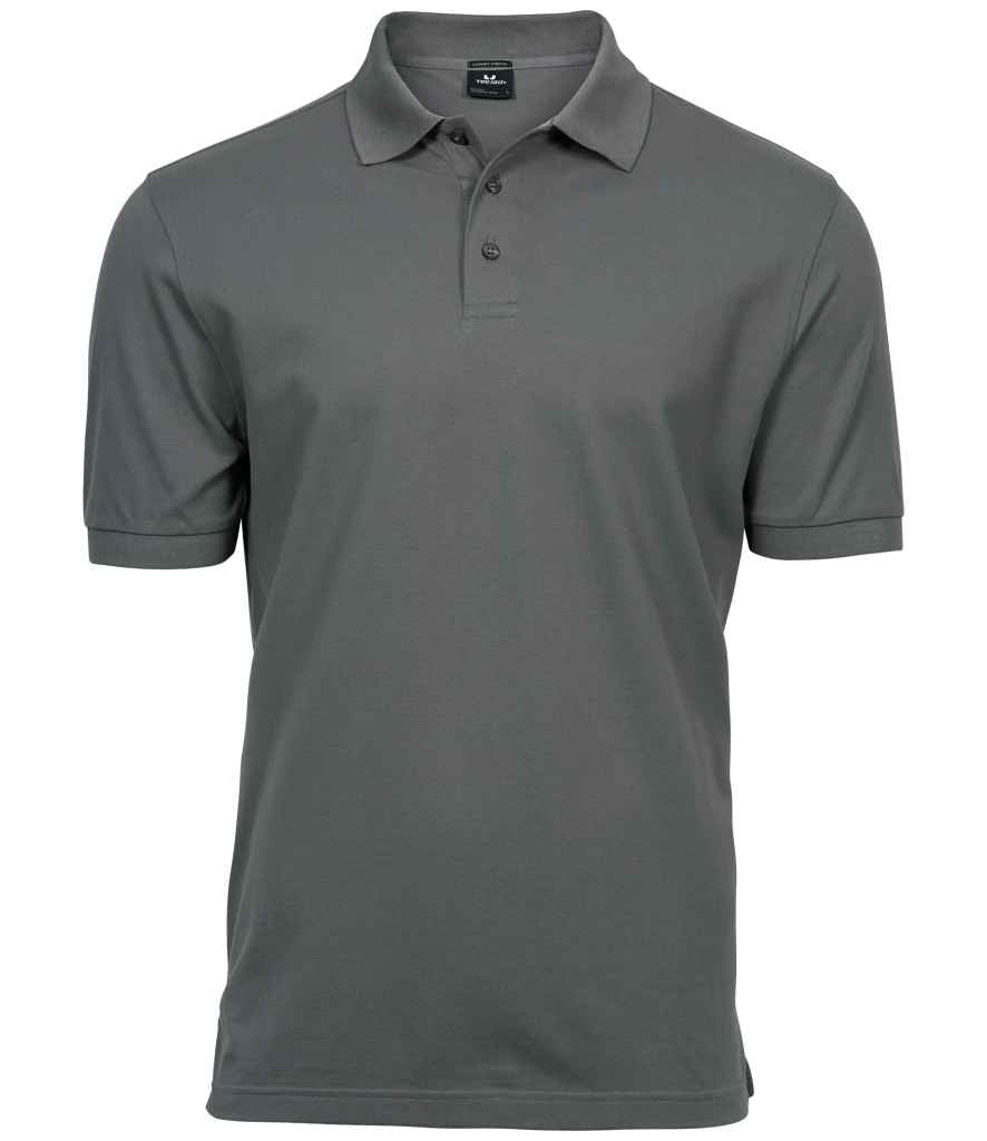 Tee Jays Tee Jays Luxury Stretch Piqué Polo Shirt Powder Grey