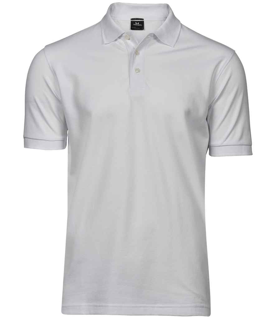 Tee Jays Tee Jays Luxury Stretch Piqué Polo Shirt White