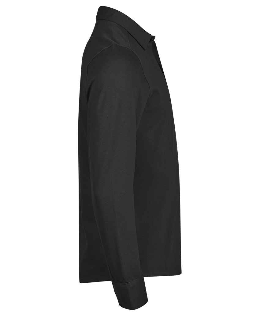 Tee Jays Tee Jays Luxury Organic Stretch Long Sleeve Shirt Black