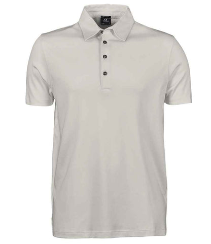 Tee Jays Tee Jays Pima Cotton Interlock Polo Shirt Cement