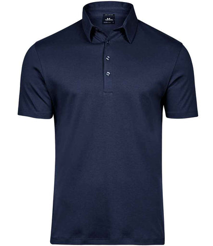 Tee Jays Tee Jays Pima Cotton Interlock Polo Shirt Navy