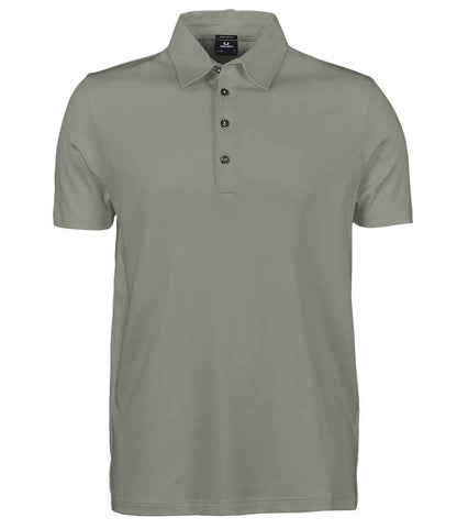 Tee Jays Tee Jays Pima Cotton Interlock Polo Shirt Sage