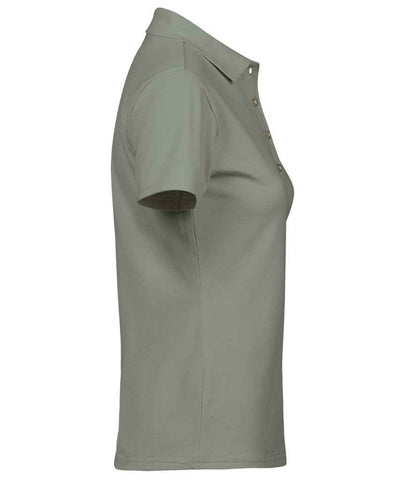 Tee Jays Tee Jays Ladies Pima Cotton Interlock Polo Shirt Sage
