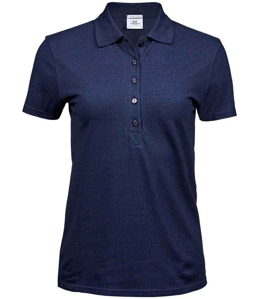 Tee Jays Tee Jays Ladies Luxury Stretch Polo Shirt Denim