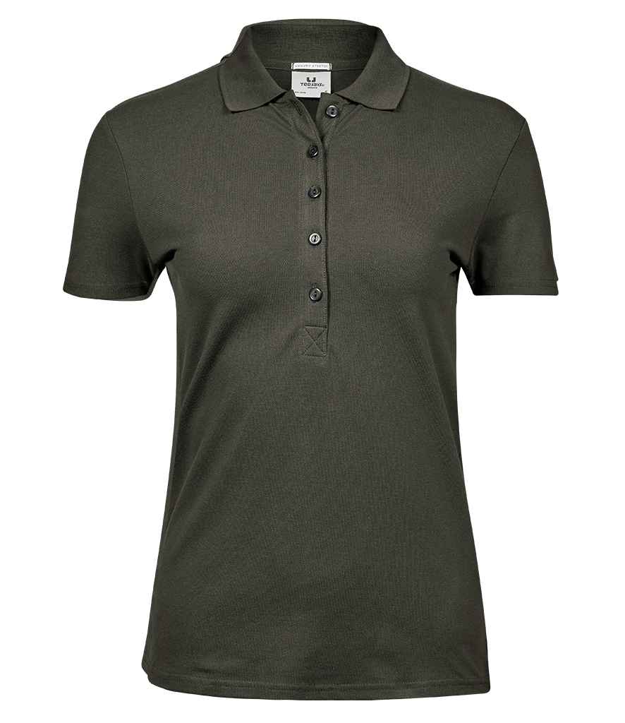Tee Jays Tee Jays Ladies Luxury Stretch Polo Shirt Deep Green