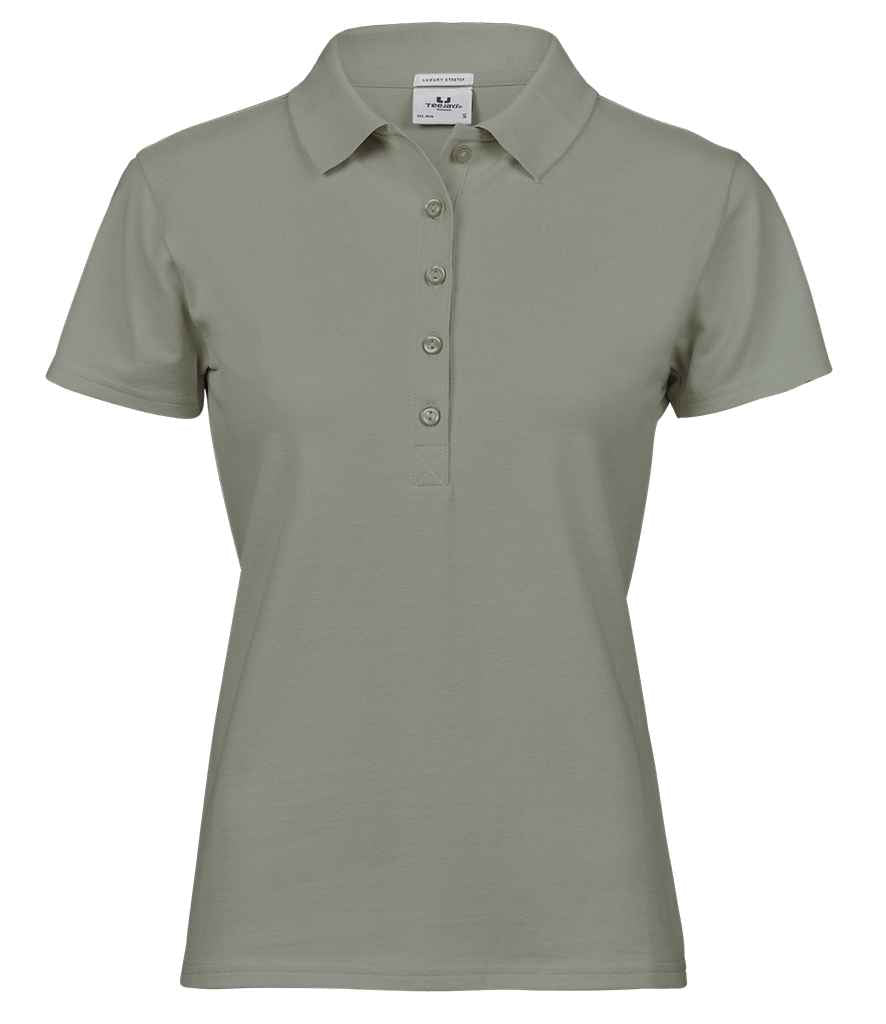 Tee Jays Tee Jays Ladies Luxury Stretch Polo Shirt Sage