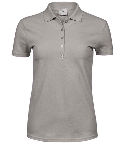 Tee Jays Tee Jays Ladies Luxury Stretch Polo Shirt Stone