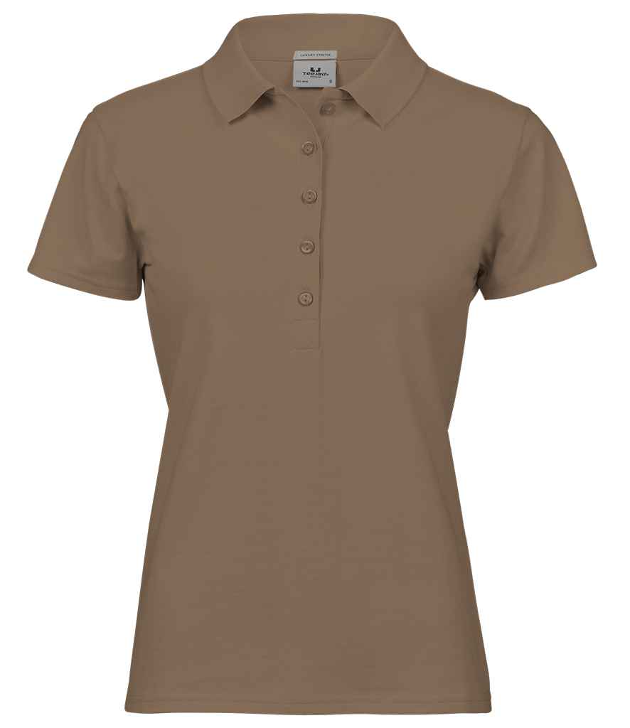 Tee Jays Tee Jays Ladies Luxury Stretch Polo Shirt Wood