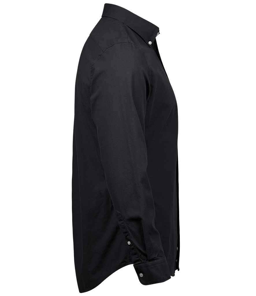 Tee Jays Tee Jays Perfect Long Sleeve Oxford Shirt Black