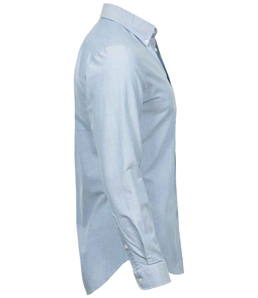 Tee Jays Tee Jays Perfect Long Sleeve Oxford Shirt Light Blue