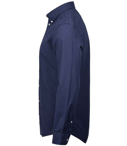 Tee Jays Tee Jays Perfect Long Sleeve Oxford Shirt Navy