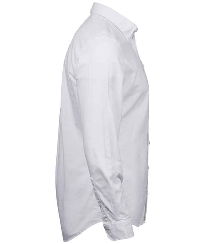 Tee Jays Tee Jays Perfect Long Sleeve Oxford Shirt White