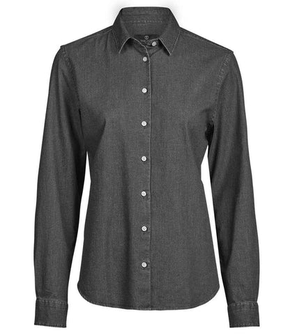 Tee Jays Tee Jays Ladies Denim Shirt Black Denim