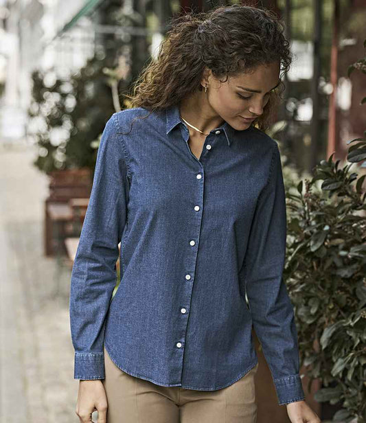 Tee Jays Tee Jays Ladies Denim Shirt