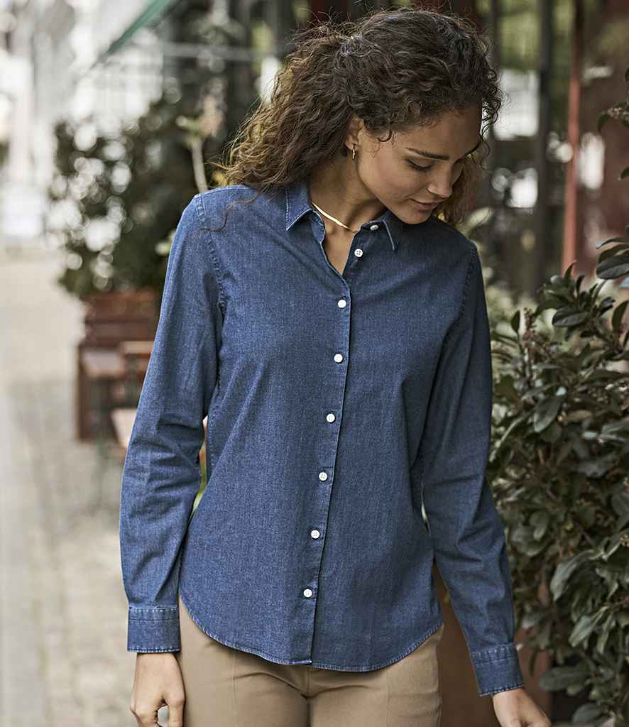 Tee Jays Ladies Denim Shirt