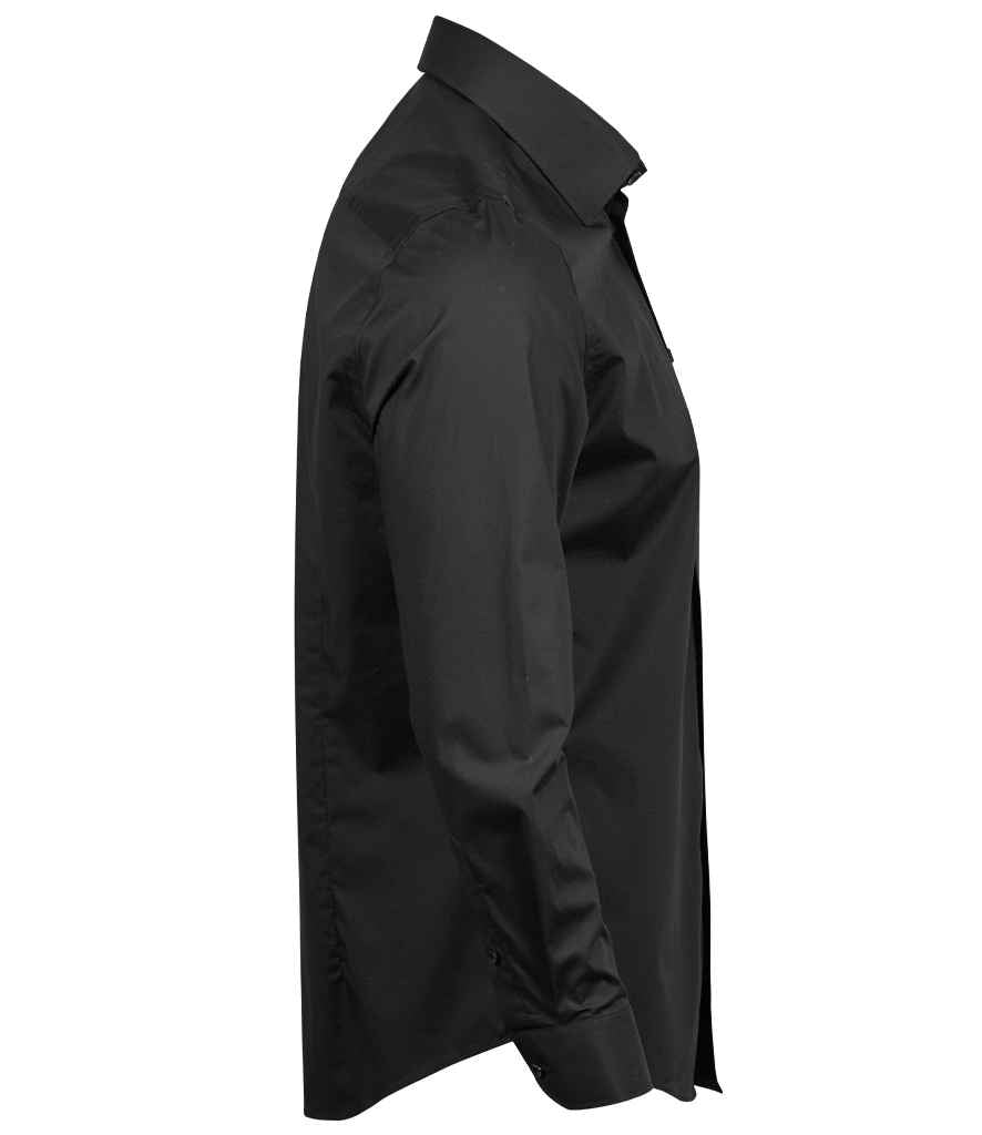 Tee Jays Tee Jays Luxury Stretch Long Sleeve Shirt Black