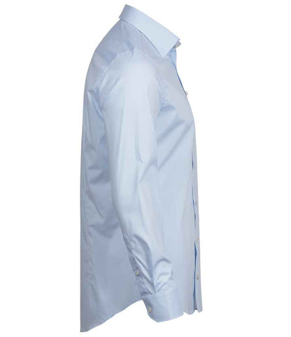 Tee Jays Tee Jays Luxury Stretch Long Sleeve Shirt Light Blue