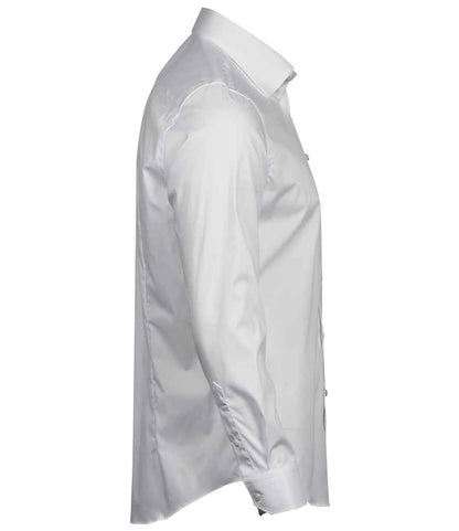 Tee Jays Tee Jays Luxury Stretch Long Sleeve Shirt White