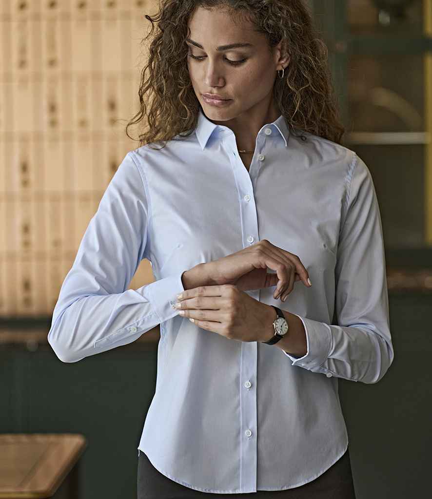 Tee Jays Tee Jays Ladies Stretch Luxury Long Sleeve Poplin Shirt