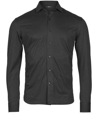 Tee Jays Tee Jays Active Stretch Long Sleeve Shirt Black