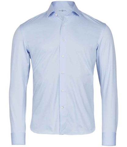 Tee Jays Tee Jays Active Stretch Long Sleeve Shirt Light Blue