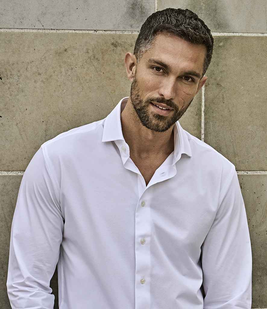 Tee Jays Active Stretch Long Sleeve Shirt - model image