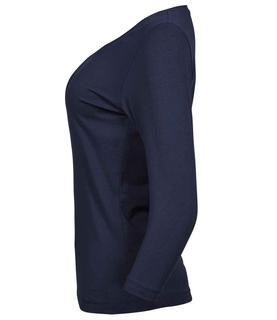 Tee Jays Ladies Stretch 3/4 Sleeve T-Shirt