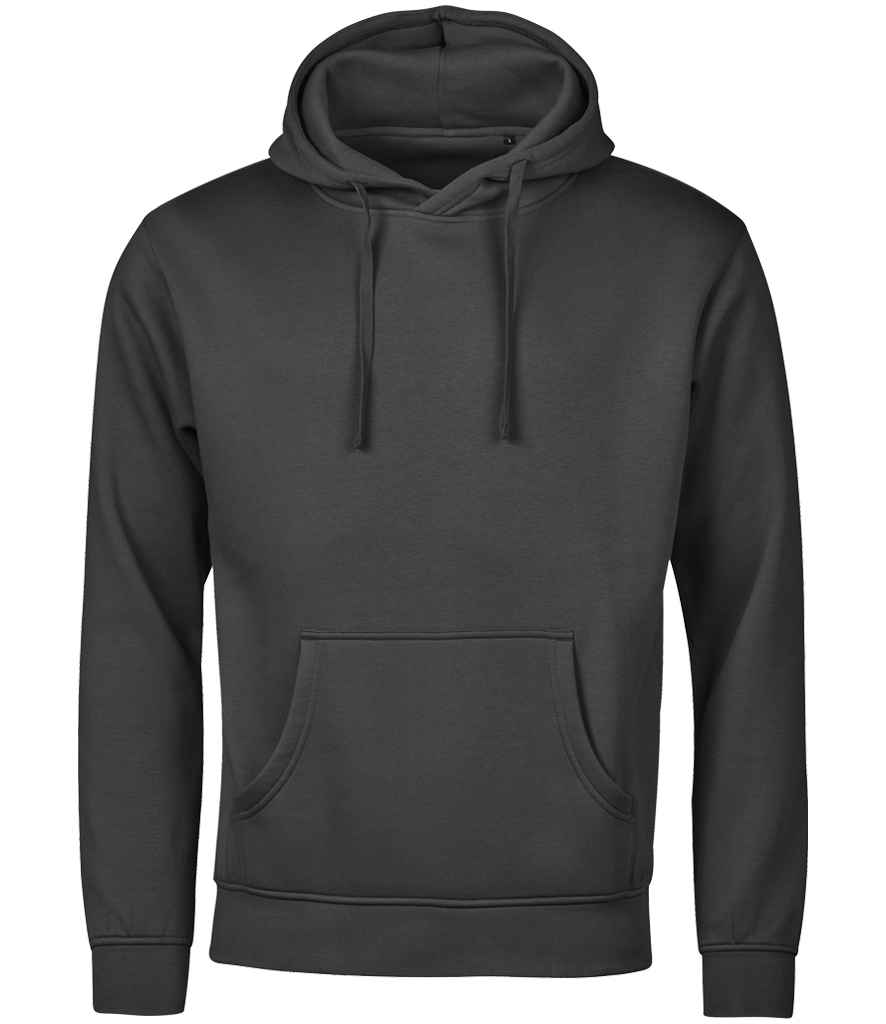 Tee Jays Unlabeled Hooded Sweatshirt in Black