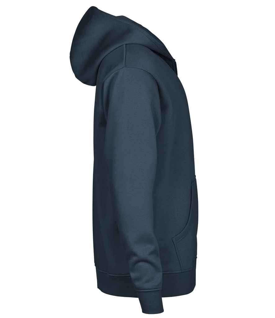 Tee Jays Tee Jays Unlabeled Hooded Full Zip Sweatshirt Ink Blue