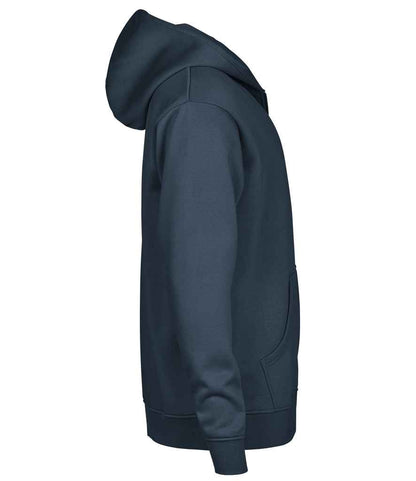 Tee Jays Tee Jays Unlabeled Hooded Full Zip Sweatshirt Ink Blue