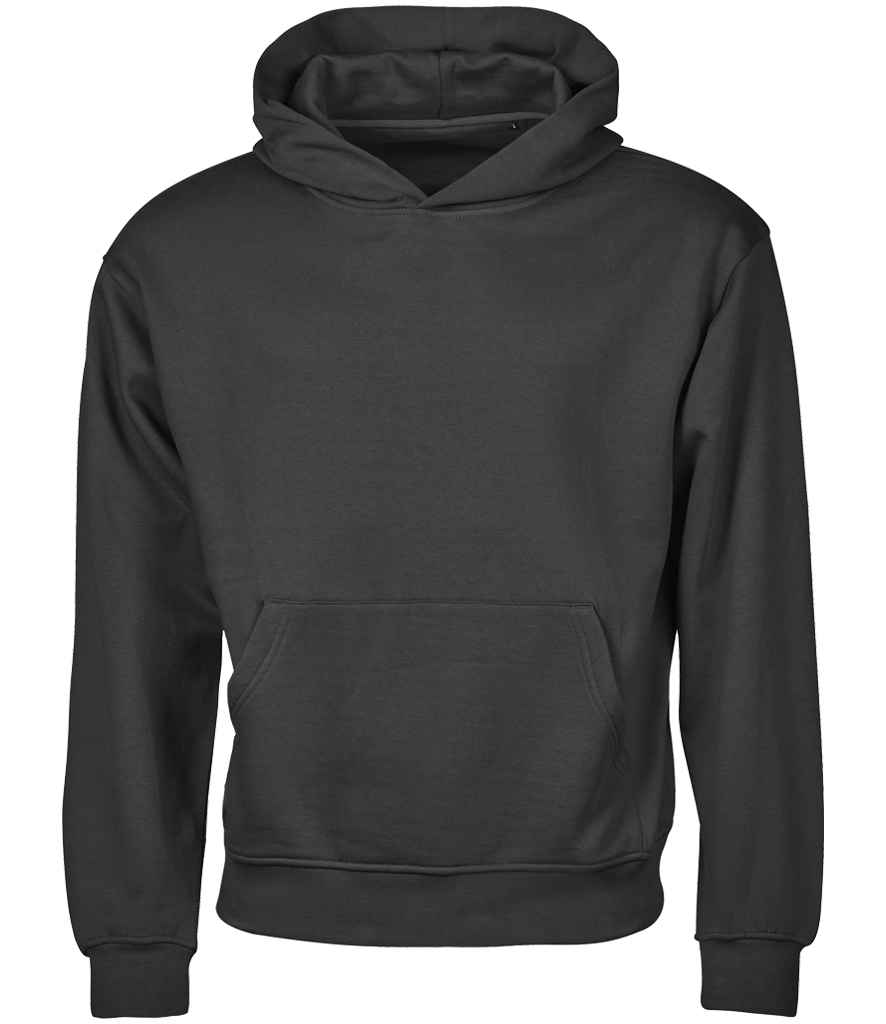 Tee Jays Tee Jays Unlabeled Heavy Loose Fit Hooded Sweatshirt Black