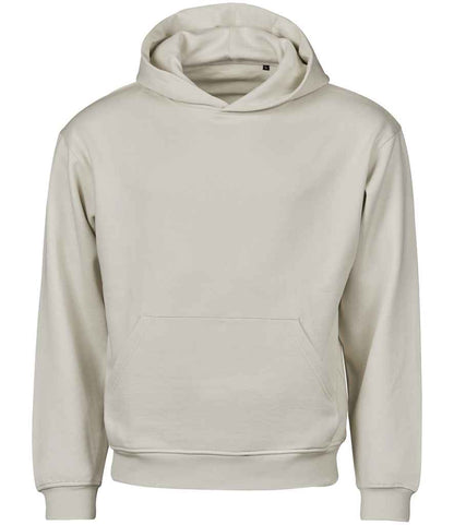Tee Jays Unlabeled Heavy Loose Fit Hooded Sweatshirt in Cement