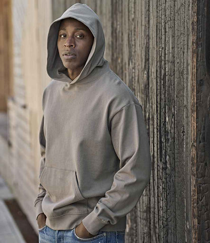 Tee Jays Tee Jays Unlabeled Heavy Loose Fit Hooded Sweatshirt Cement