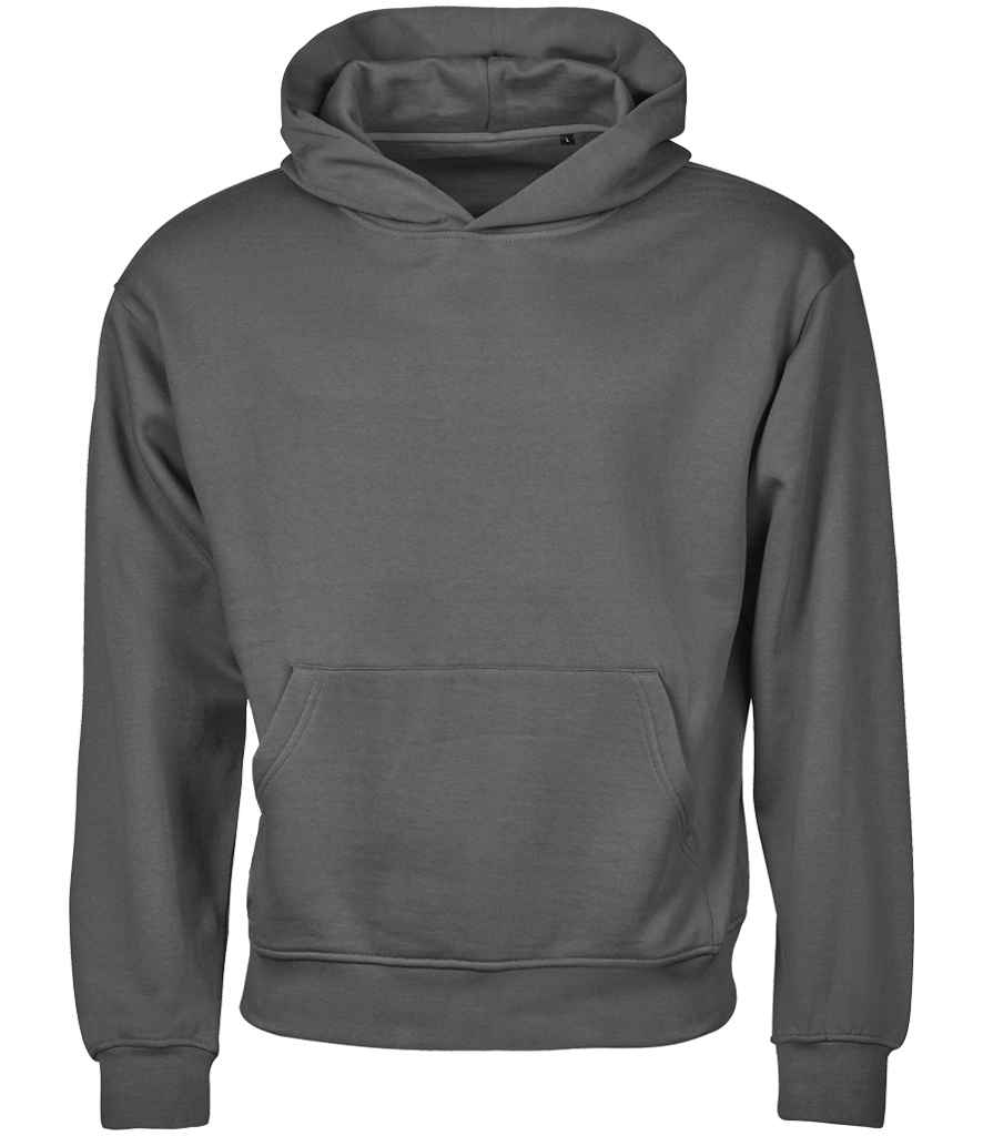 Tee Jays Tee Jays Unlabeled Heavy Loose Fit Hooded Sweatshirt Powder Grey