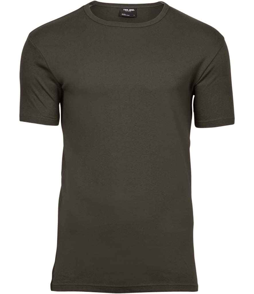 Tee Jays Tee Jays Interlock T-Shirt Dark Olive