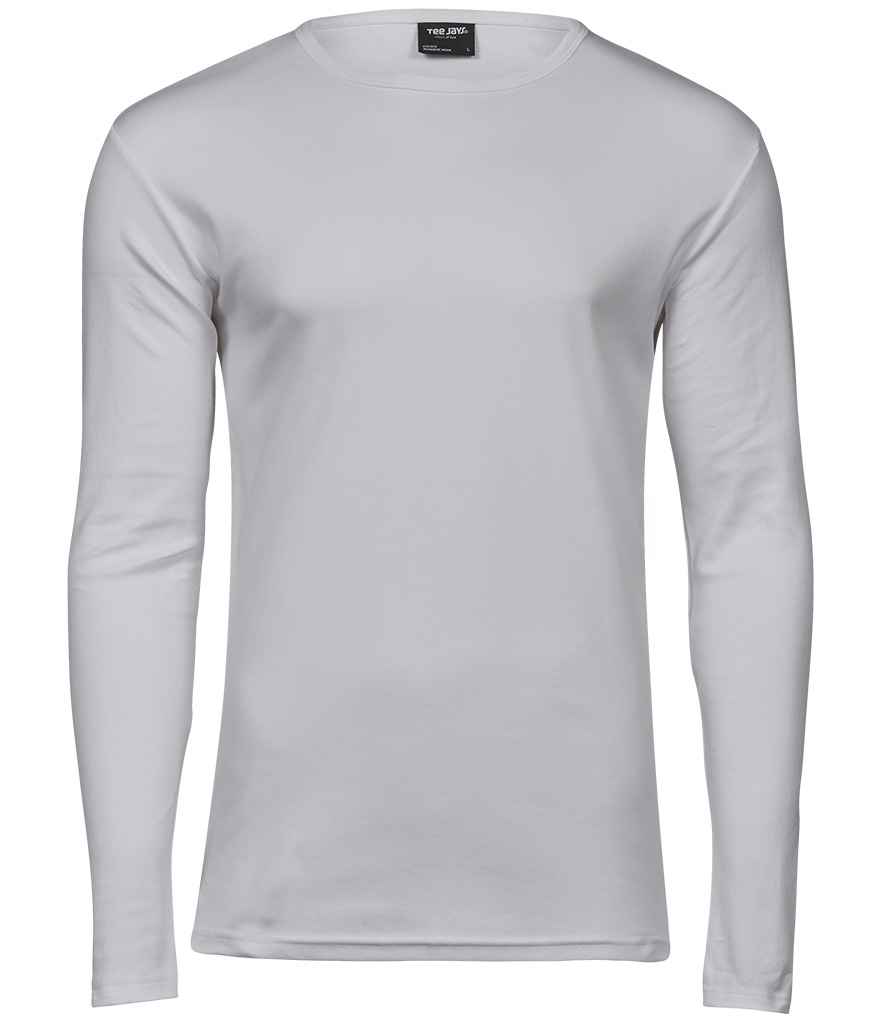 Tee Jays Tee Jays Long Sleeve Interlock T-Shirt White