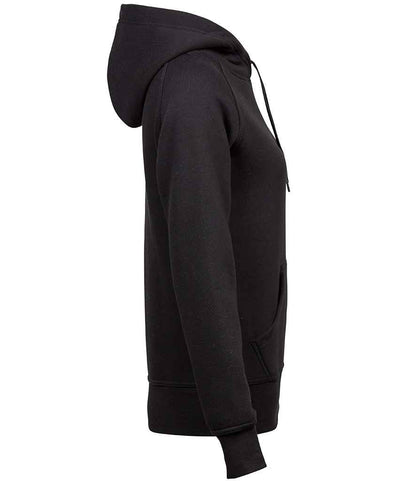 Tee Jays Tee Jays Ladies Raglan Hooded Sweatshirt Black