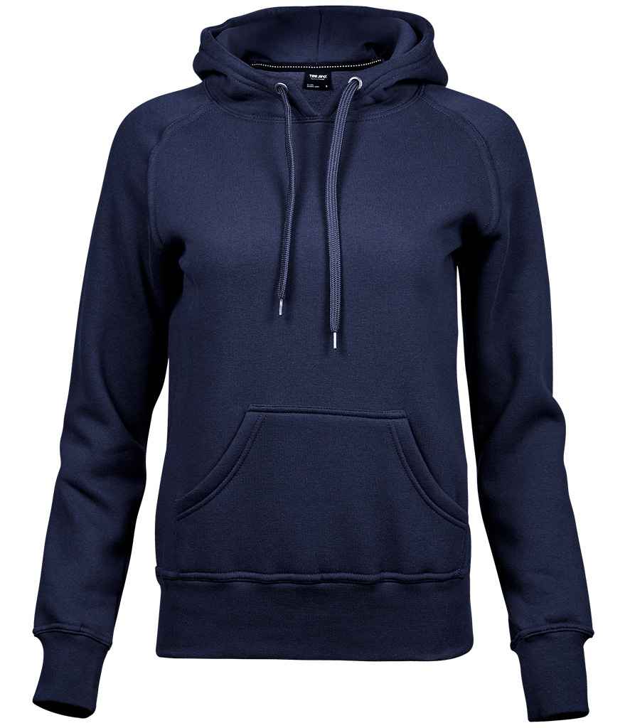 Tee Jays Tee Jays Ladies Raglan Hooded Sweatshirt Navy