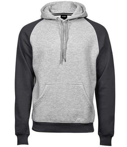 Tee Jays Tee Jays Two Tone Raglan Hooded Sweatshirt